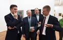 Im Museum, Gespräch mit David Mc Allister, Wilhelm Hogrefe und Axel Miesner