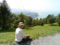 - auch mal zu Fuß auf die Berge und der Bodensee von oben.